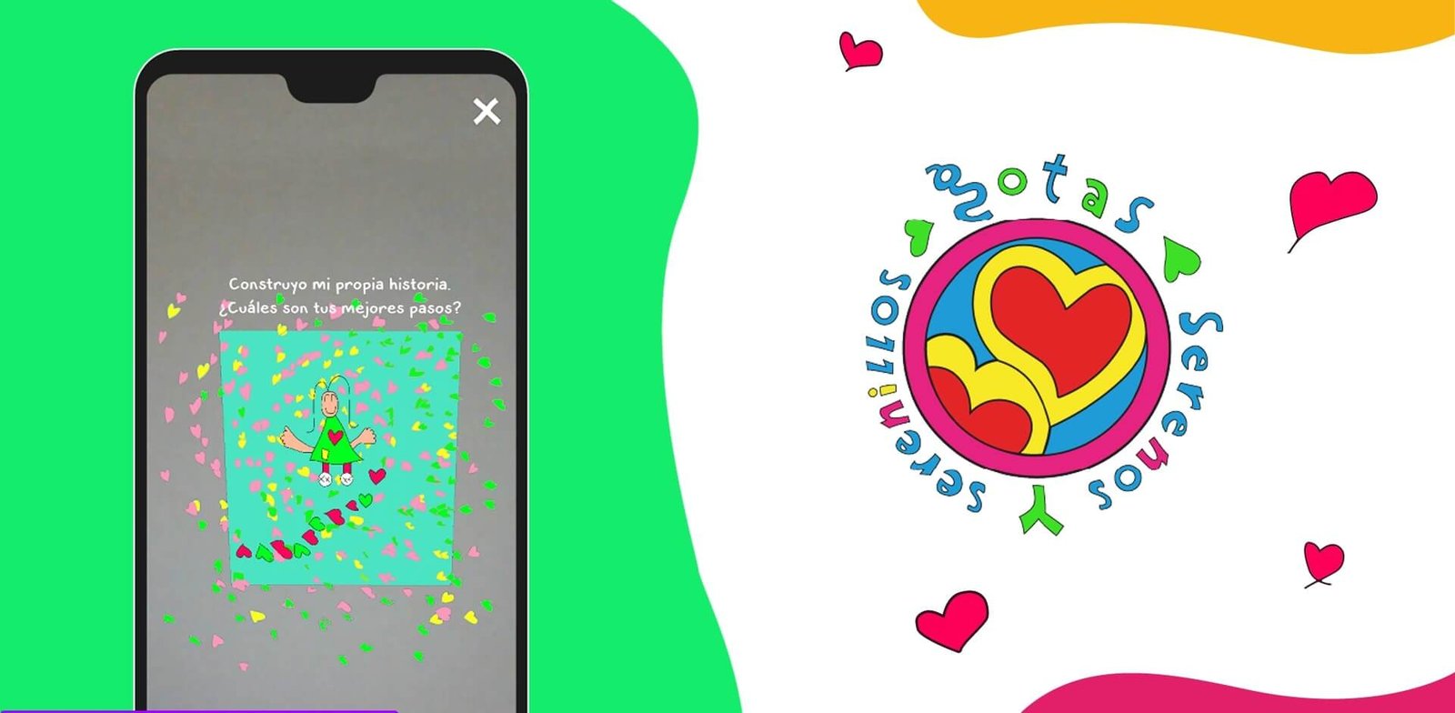 App realidad aumentada Gotas serenos y serenillos
